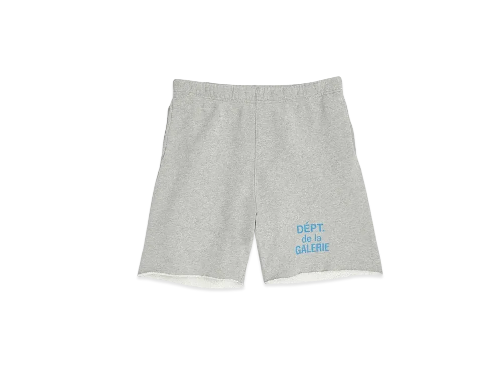 GALLERY DEPT. French Logo Sweat Shorts "Heather Grey"