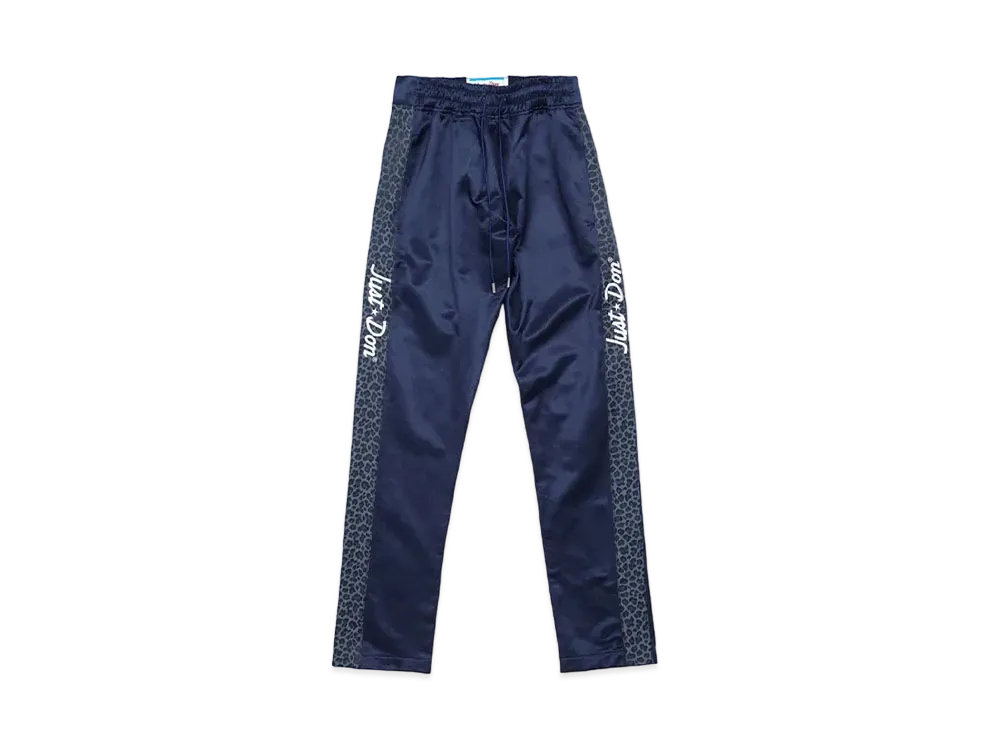 Just Don Jungle Satin Tearaway Pant "Navy"