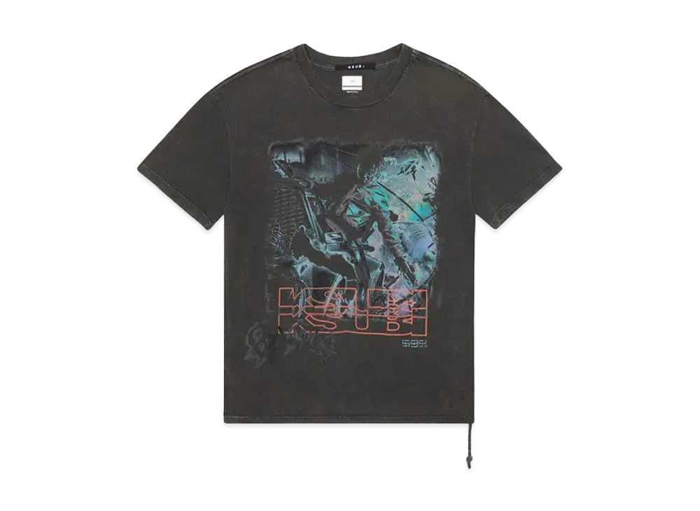 KSUBI Super Juice Biggie SS Tee Sun Fade Black "Black"