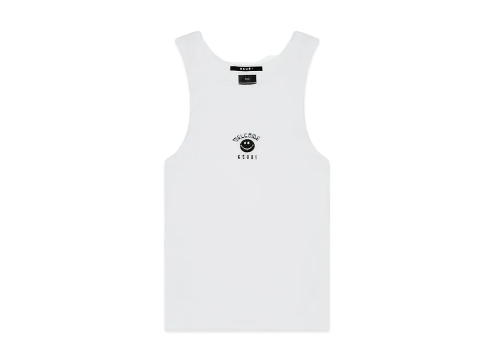 KSUBI Zine Debut Singlet White "White"