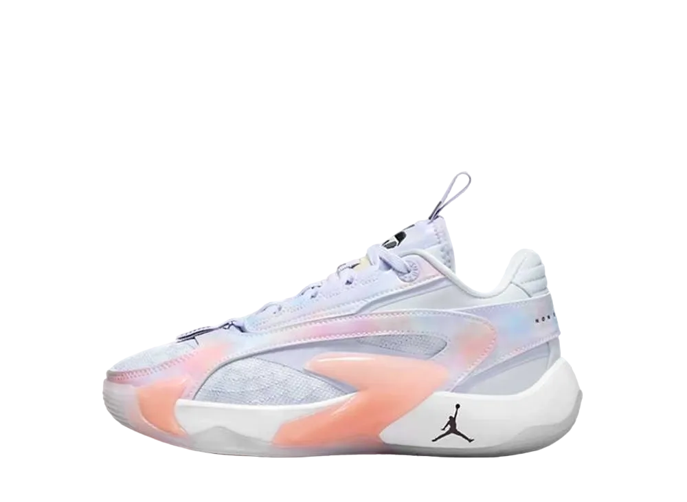 ナイキ GS ジョーダン ルカ2 "フットボールグレー/オキシジェンパープル/アークティックオレンジ/ブラック"