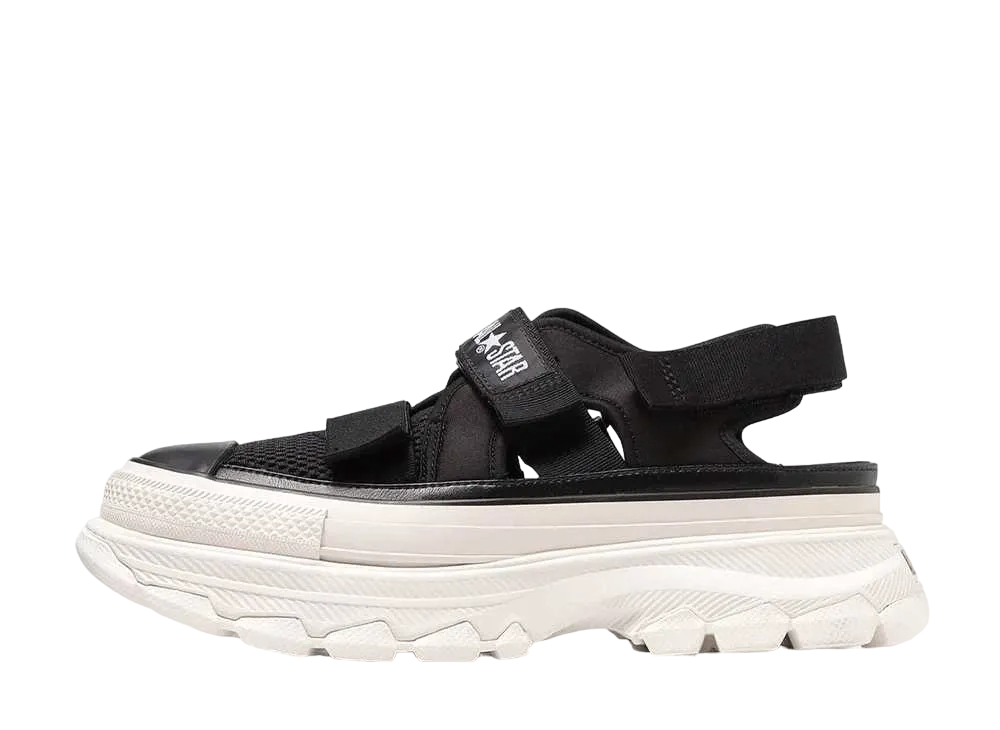新品CONVERSE ALL STAR TREKWAVE SANDAL ブラック CONVERSE コンバース サンダル レディース 靴 ローカット 黒色