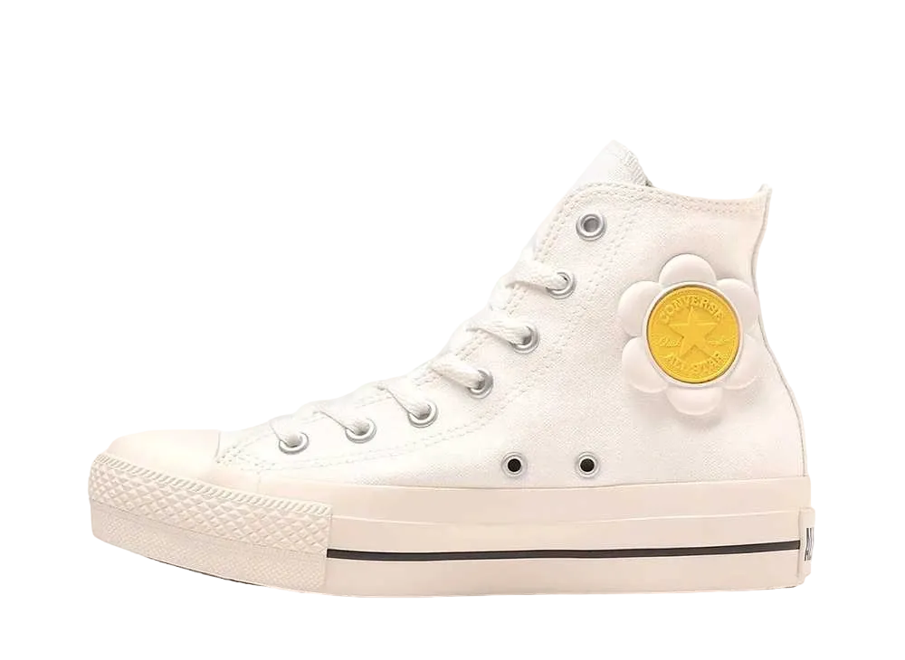 Converse Women's All Star PLTS Flowerpatch Hi "White"