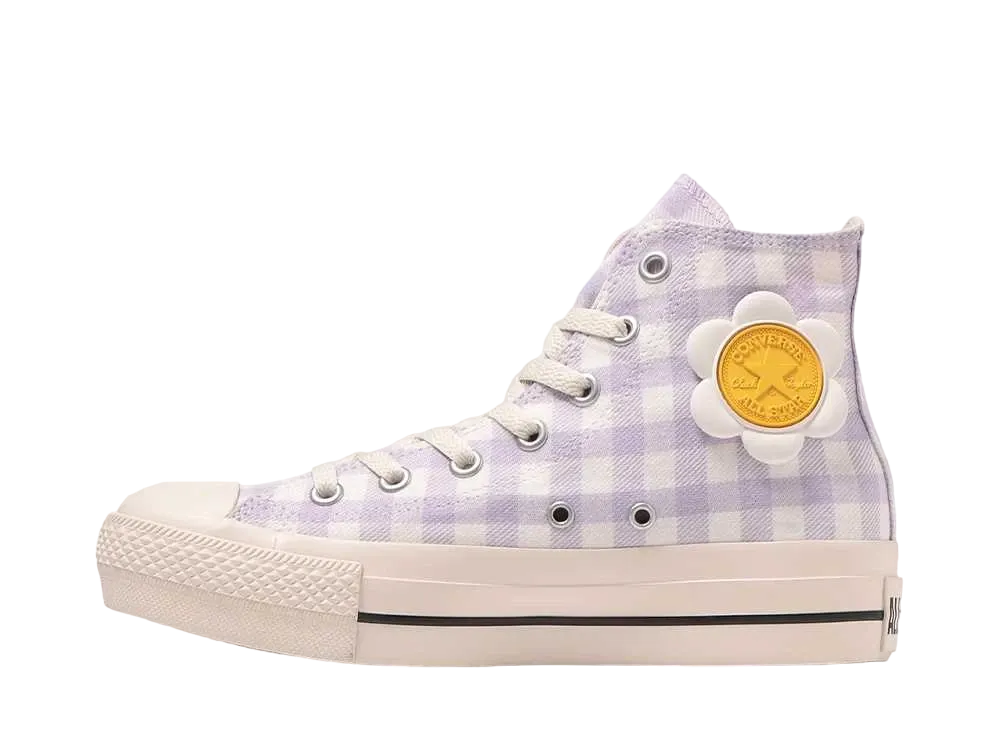 コンバース ウィメンズ オールスター PLTS フラワーパッチ ハイ "ライラック/ホワイト"