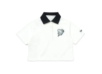 NEW ERA x ANNA SUI Women's Short Sleeve Polo Shirt Pile "White"
