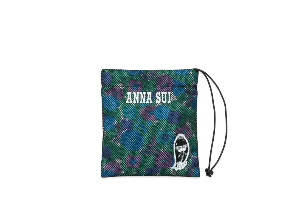 NEW ERA x ANNA SUI Flat Neck Pouch 0.5L "Green"