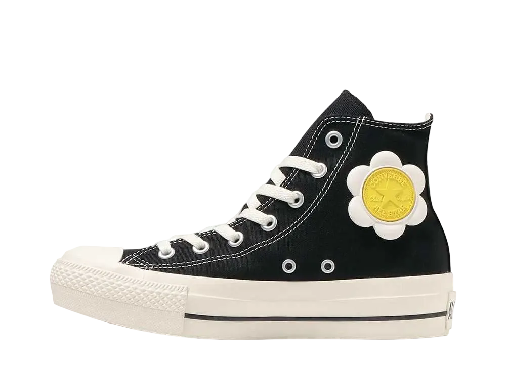 Converse Women's All Star PLTS Flowerpatch Hi "Black"