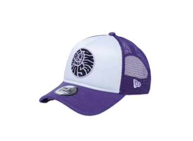NEW ERA x ANNA SUI 9FORTY A-Frame Tracker Circle Patch "White/Purple"
