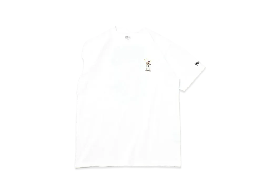 NEW ERA x STREET FIGHTER 2 Short Sleeve Oversized Cotton Tee Ryu "White"