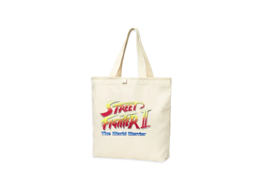 NEW ERA x STREET FIGHTER 2 Canvas Tote 22L Originators of the True Fitted "Ivory"