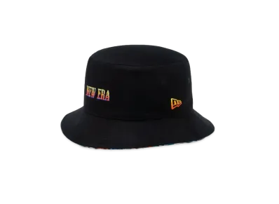 NEW ERA x STREET FIGHTER 2 Bucket 01 Reversible Stage All Over Print "Black"