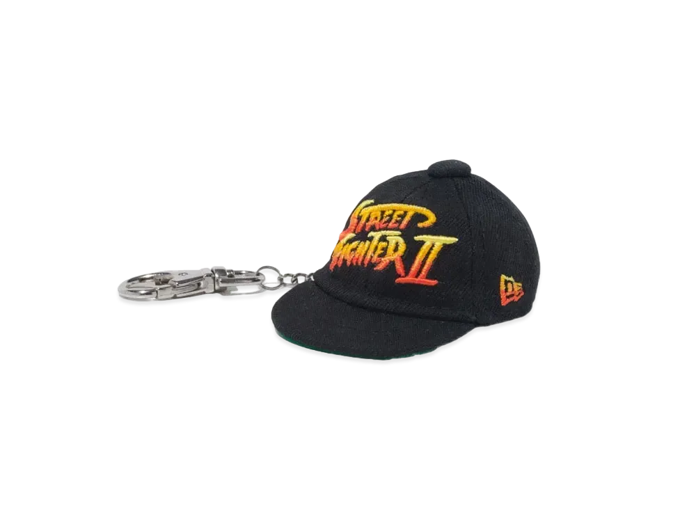 NEW ERA x STREET FIGHTER 2 Cap Keychain 1P "Black"