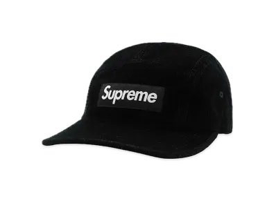 Supreme Corduroy Camp Cap "Black" (23FW)