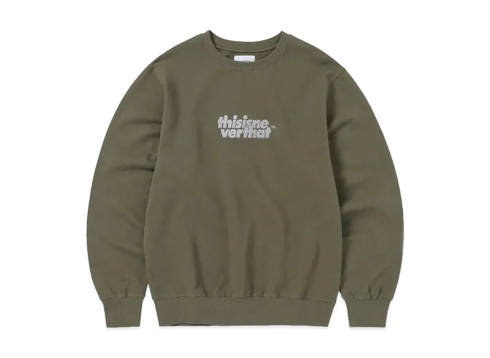thisisneverthat OL-Logo Crewneck "Olive"