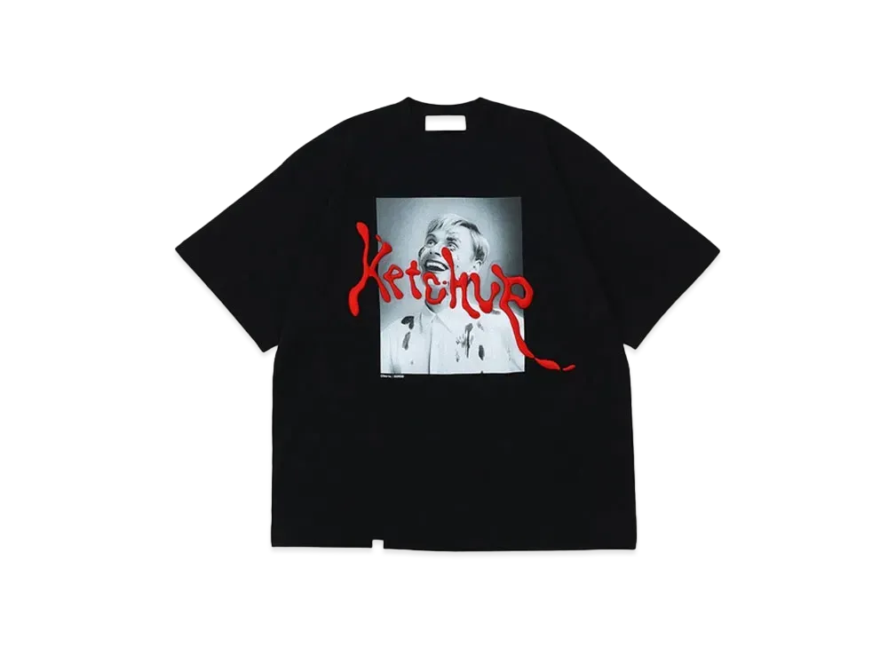 NEONSIGN Mistake s/s T-Shirts “Ketchup boy” "BLACK"