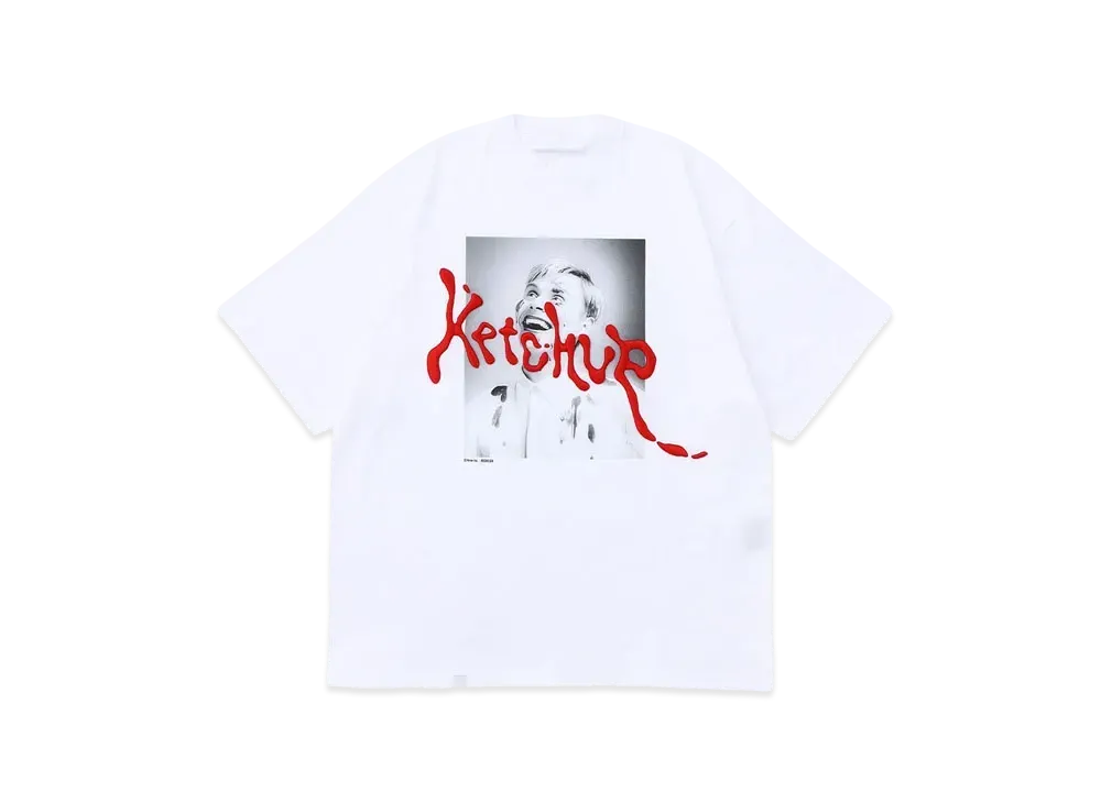 NEONSIGN Mistake s/s T-Shirts “Ketchup boy” "WHITE"