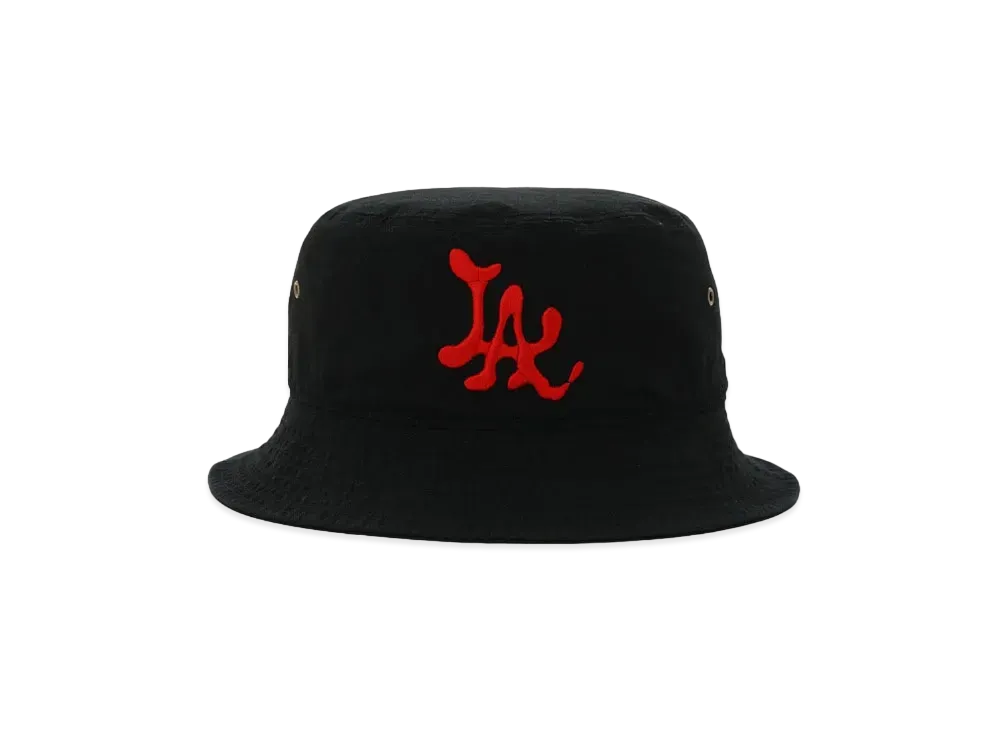 NEONSIGN Bucket Hat “LA Ketchup” "BLACK"