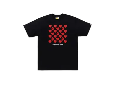 A BATHING APE Valentine Box Tee "Black"
