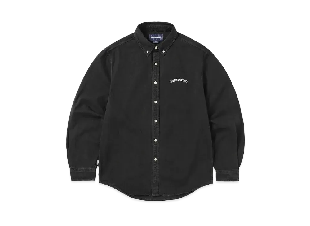thisisneverthat Washed Denim Shirt "Black"