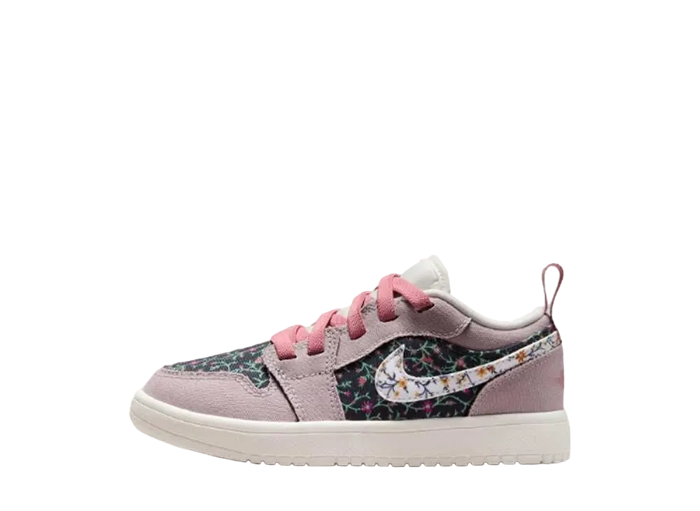 ナイキ PS エアジョーダン1 ロー ALT SE "プラチナムバイオレット/アンスラサイト/レッドスターダスト/セイル"(キッズ)