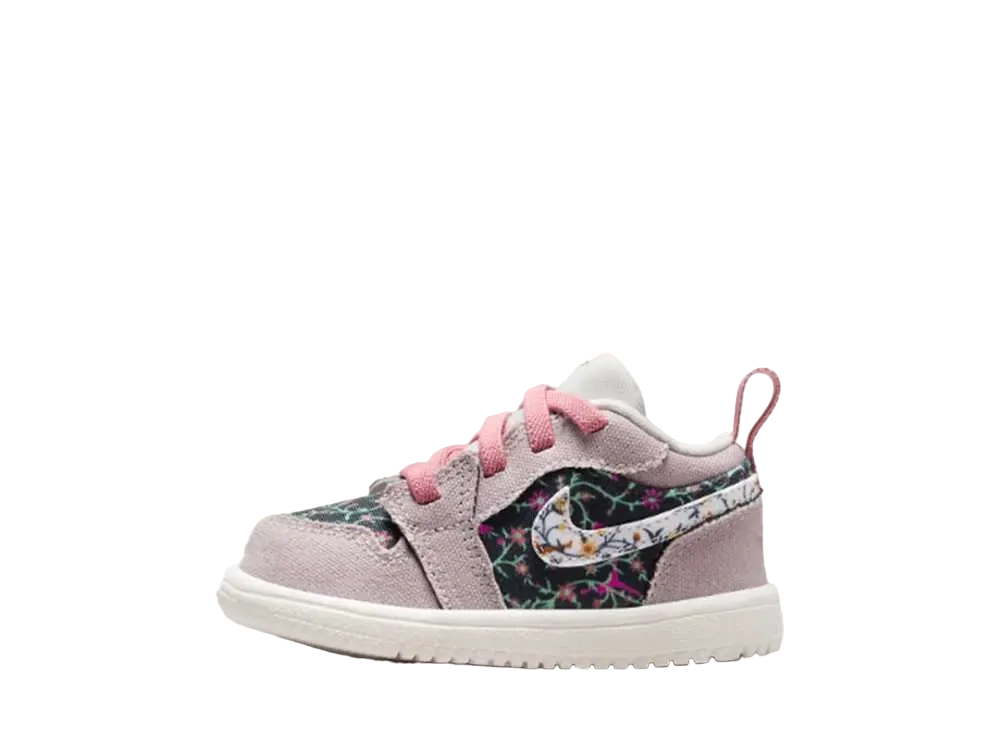 ナイキ TD エアジョーダン1 ロー ALT SE "プラチナムバイオレット/アンスラサイト/レッドスターダスト/セイル"(キッズ)