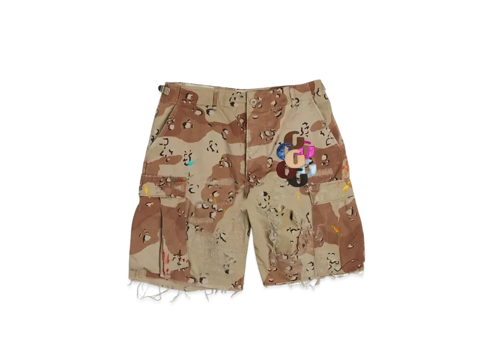 GALLERY DEPT. G Patch Chocolate Chip Camo Cargo Shorts "Chocolate Chip"