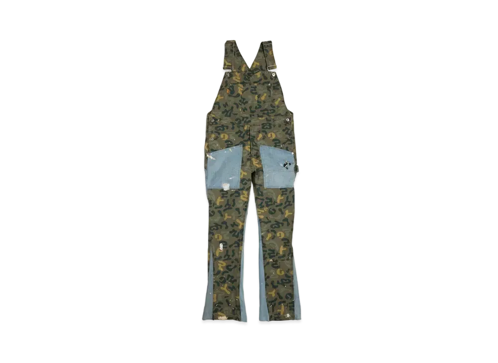 GALLERY DEPT. Gd Flare Overall "Washed Camo"