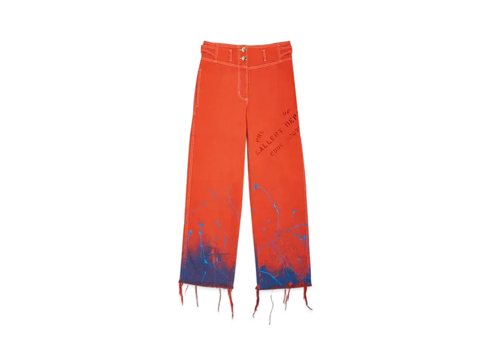 GALLERY DEPT. x LANVIN Women's Trousers "Orange"