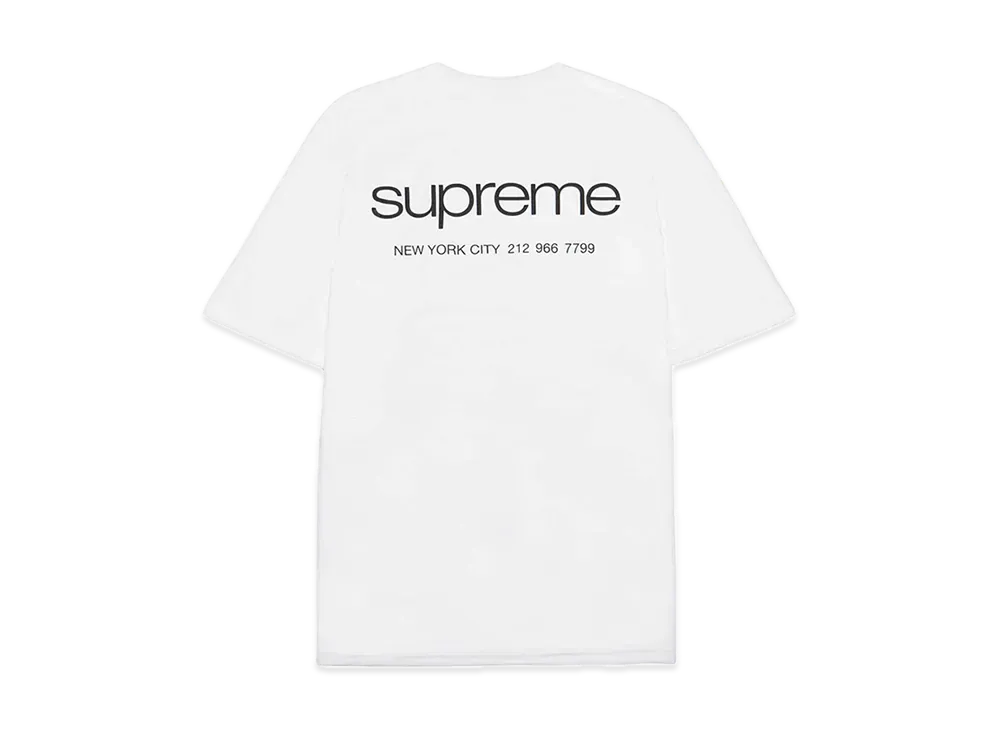 Supreme Nyc Tee "White"