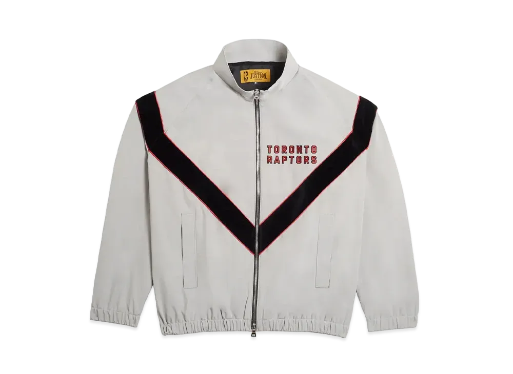 Just Don Toronto Raptors Track Jacket "Light Grey"