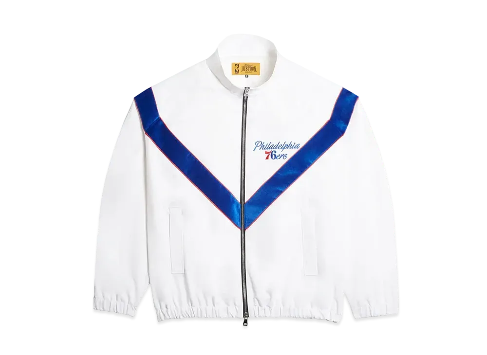 Just Don Philadelphia 76ers Track Jacket "White"