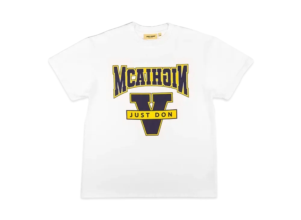 ジャストドン マシジン Tシャツ "ホワイト"