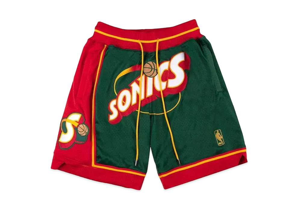 Just Don Seattle Supersonics Shorts "Green/Red"