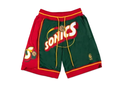 Just Don Seattle Supersonics Shorts "Green/Red"