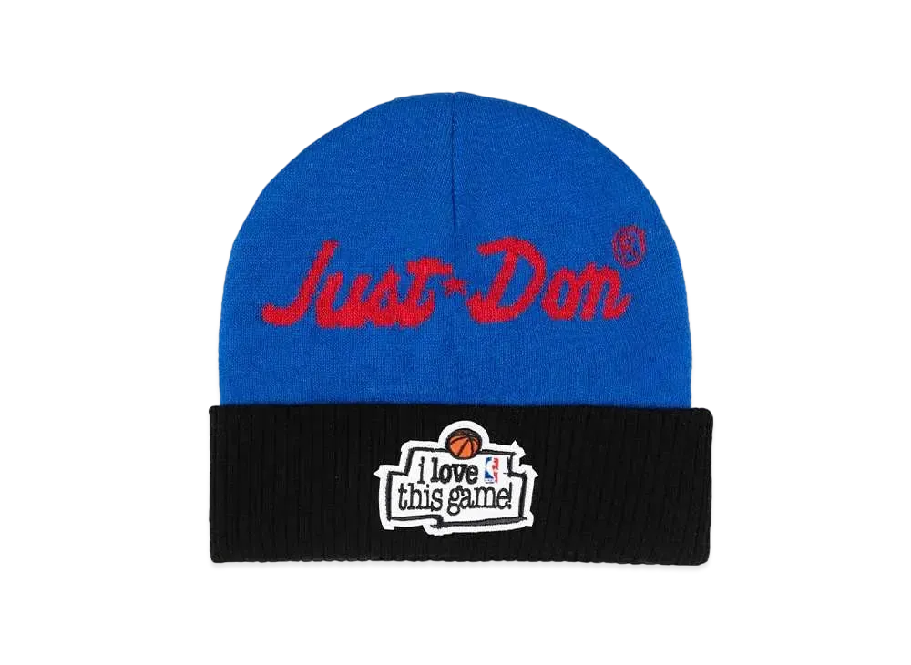 Just Don I Love This Game Beanie "Blue"