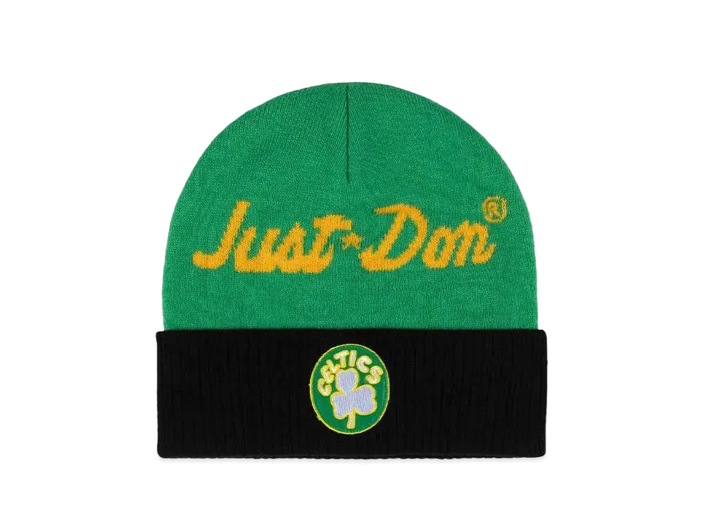 Just Don Boston Celtics Beanie "Green"