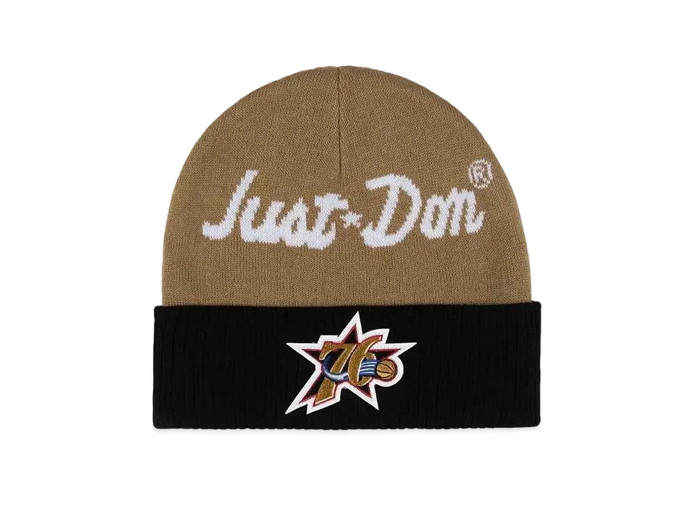 Just Don Philadelphia 76ers Beanie "Brown"