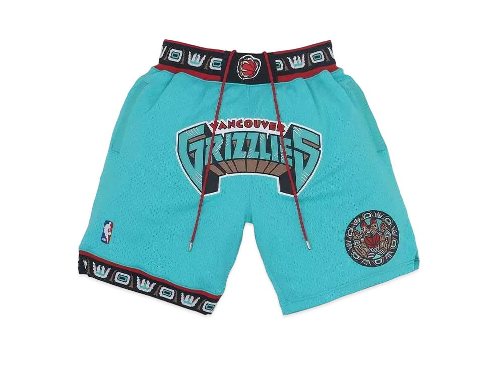 Just Don Vancouver Grizzlies Shorts "Blue"