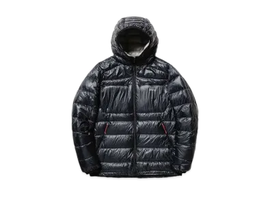 NANGA Minimarhythm Down Zip Hoodie "Black/L.Grey"