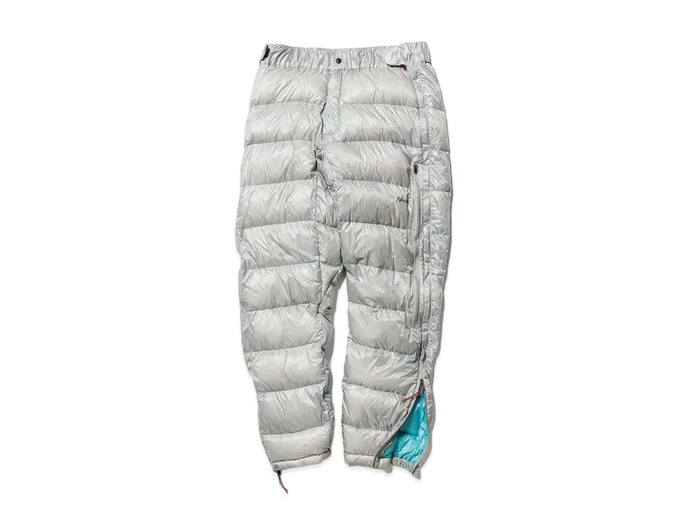 NANGA Minimarhythm Down Pants "L.Grey/TRQ"