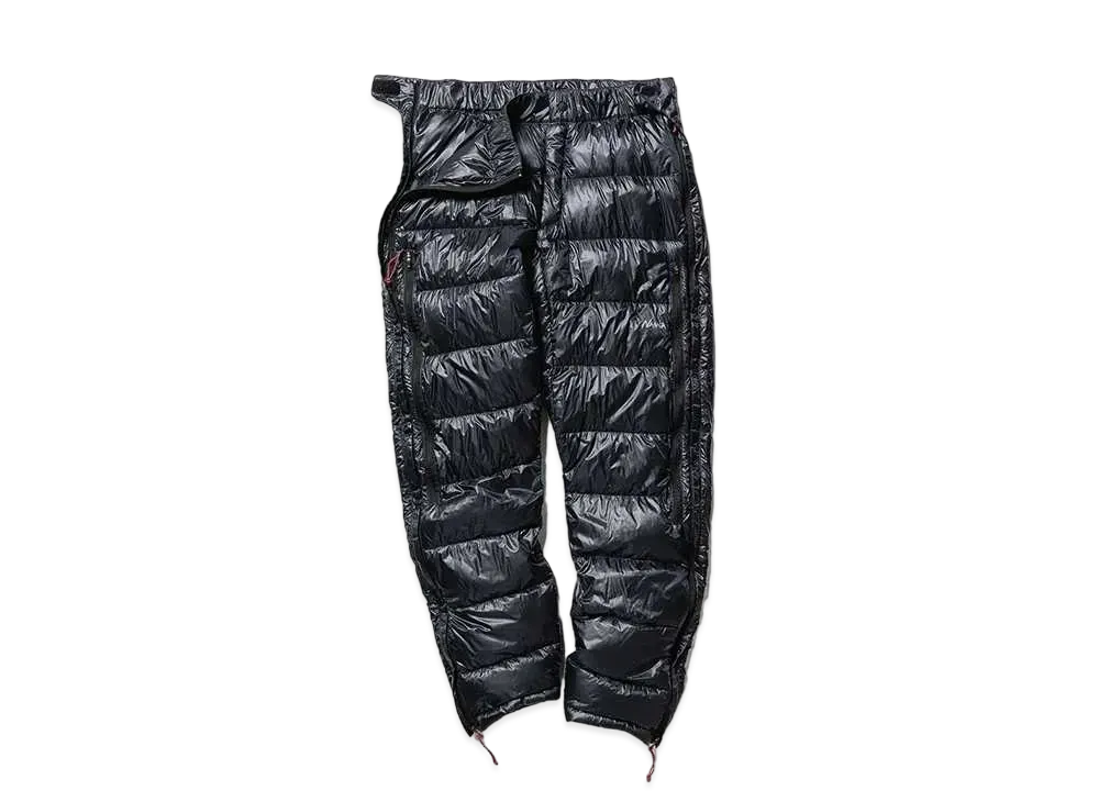 NANGA Minimarhythm Down Pants "Black/Black"