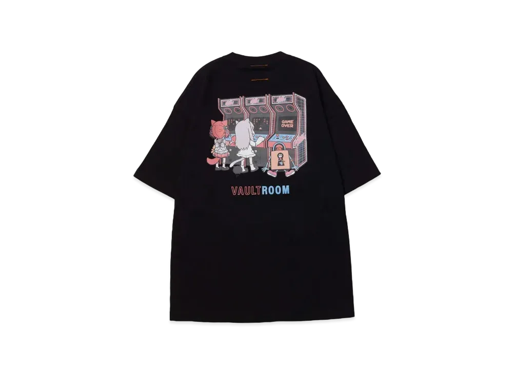VAULTROOM VR x Karubinacho Tee "Black"