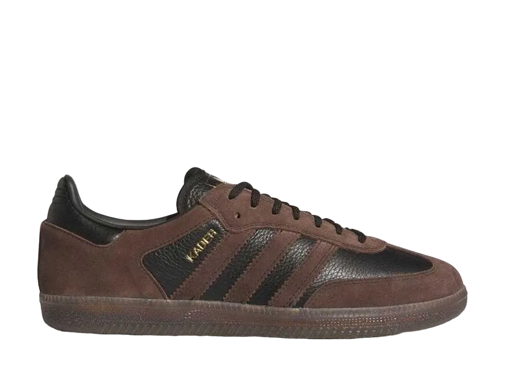 Kader Sylla × adidas Samba ADV "Core Black/Brown/Gum"