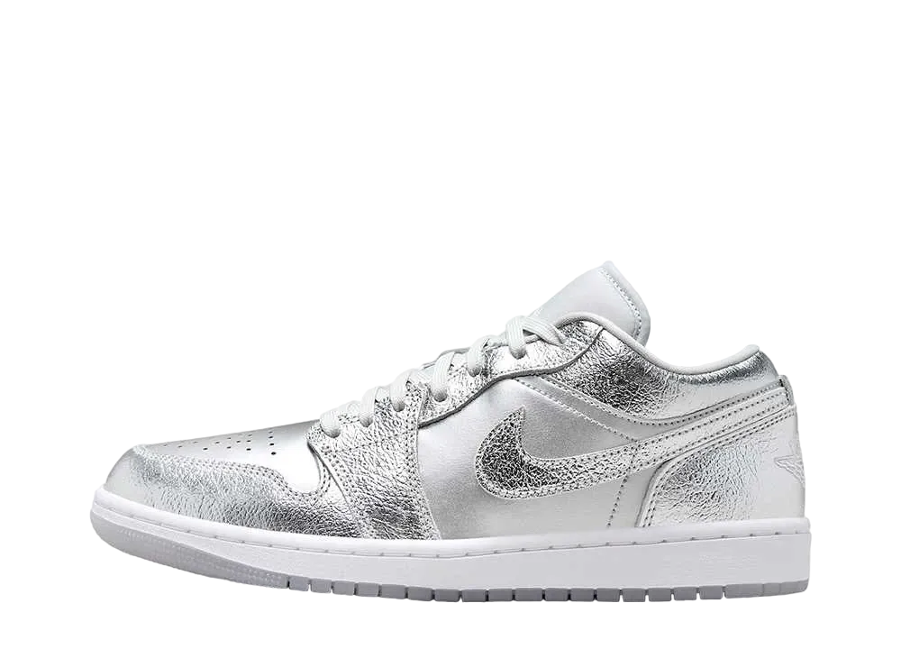 Nike Women's Air Jordan 1 Low SE "Metallic Silver"