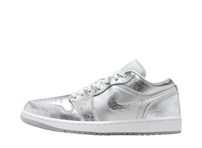 【新品】NIKE W AIR JORDAN 1 LOW SE メタリックシルバー Nike Women's Air Jordan 1 Low SE