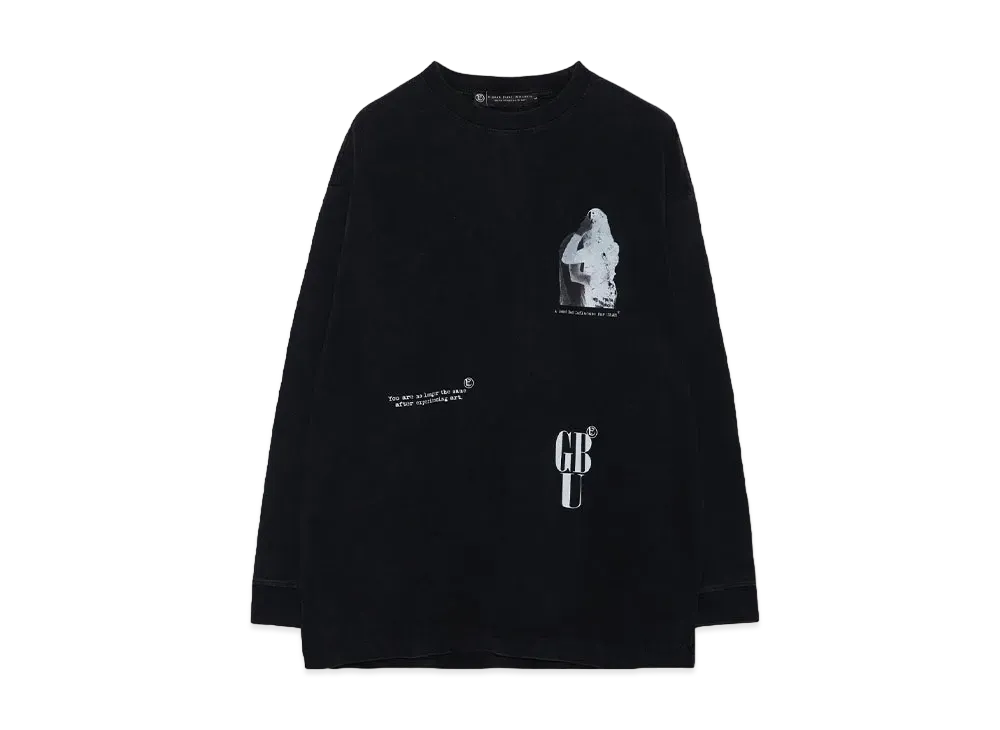 A GOOD BAD INFLUENCE LIFE IS L/S SHIRT "BLACK"