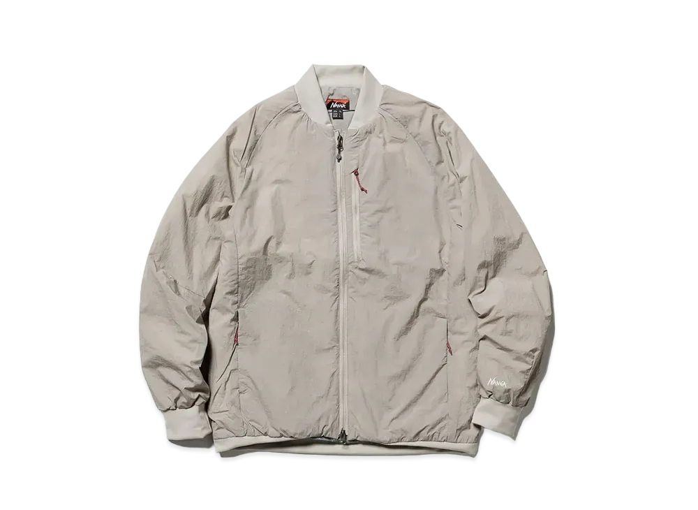 NANGA Soft Down Varsity Blouson (Unisex) "Beige"