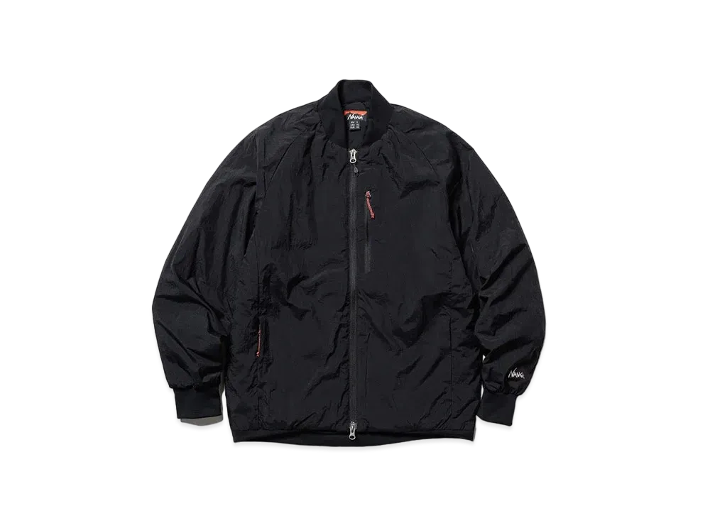 NANGA Soft Down Varsity Blouson (Unisex) "Black"