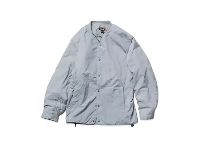 NANGA No Collar Soft Down Cardigan (Unisex) "Grey"