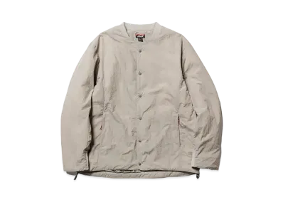 NANGA No Collar Soft Down Cardigan (Unisex) "Beige"